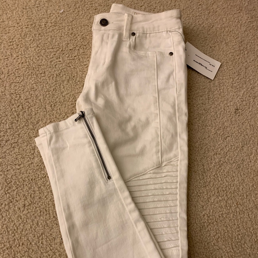 white jeans